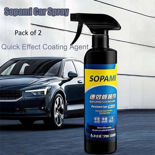 Sopami Car Coating Spray 100ml (Pack of 2) – Shine & Protect Like Never Before!