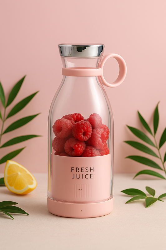 Travel Portable Mini Juicer – Lightweight, USB Rechargeable & Travel Ready